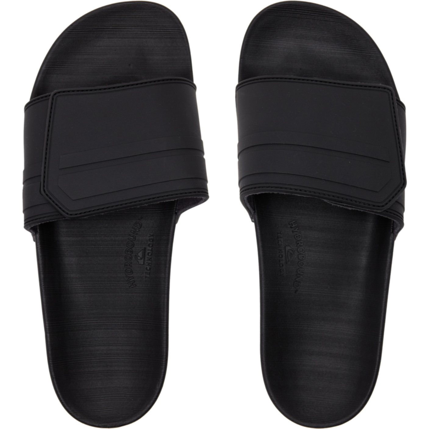 2026 Quiksilver Herre Rivi Slide Adjust Sliders AQYL101038 - Black / Grå / Black